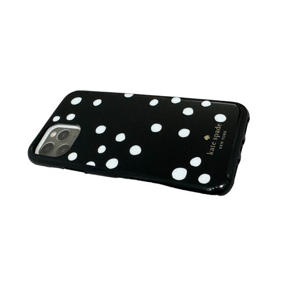 Kate Spade Black and white Polka Dots Iphone 11 Pro Case - Picture 4 of 9